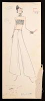 Karl Lagerfeld Fashion Drawing - Sold for $1,950 on 04-18-2019 (Lot 62).jpg